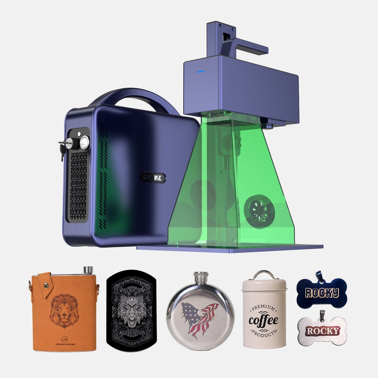 G2 20W Metal & Plastic Fiber Laser Engraver