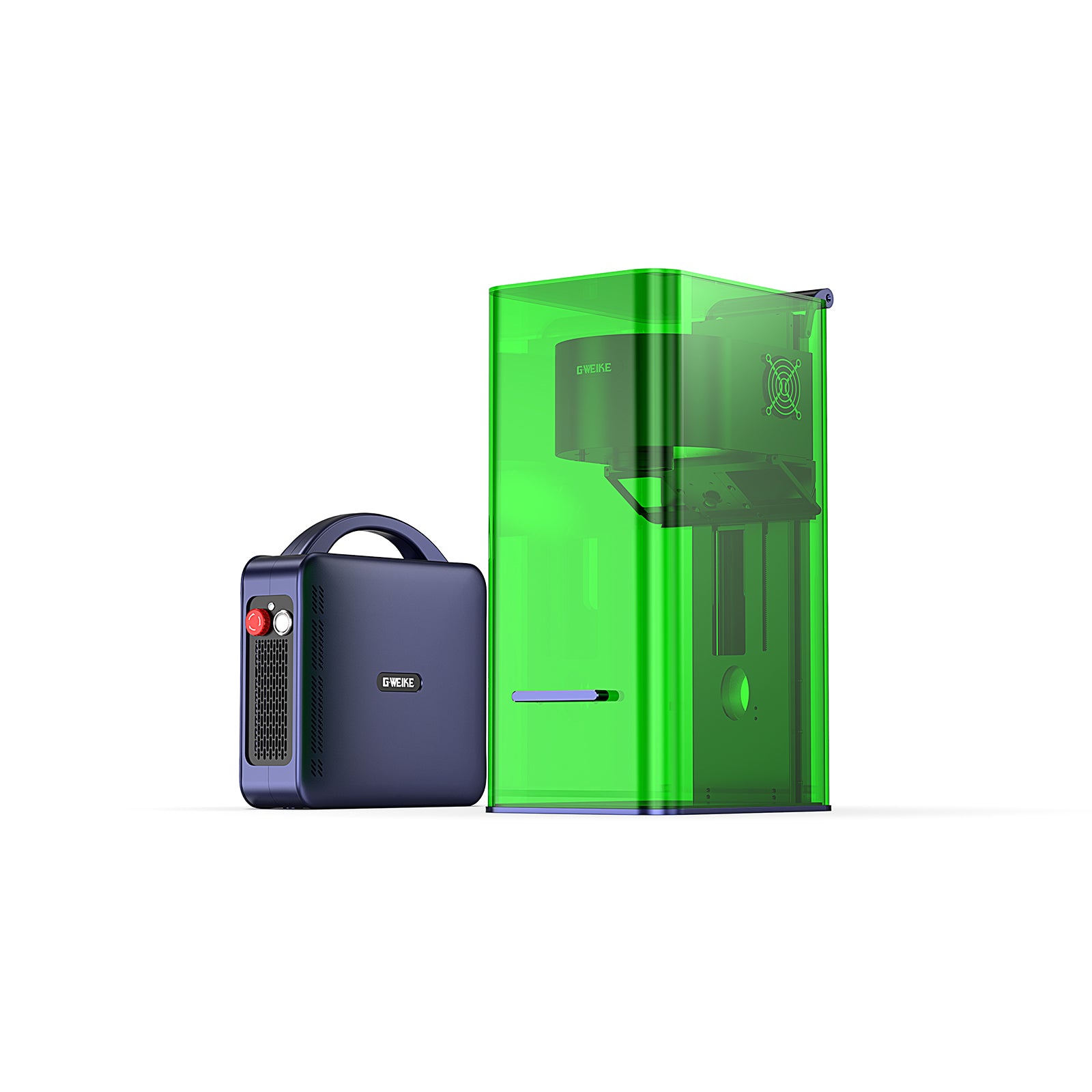 Gweike G3 60W/30W MOPA Fiber & 40W Diode Dual Laser Engraver